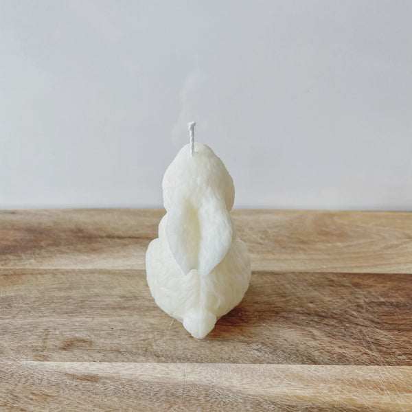 Easter Bunny Candle - Creamy White