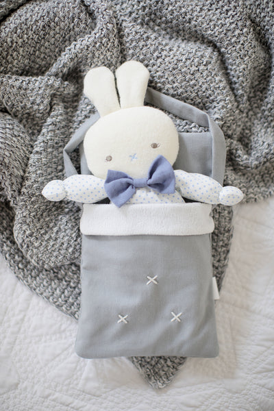 Baby Doll Carry Bag - Grey Linen - Alimrose