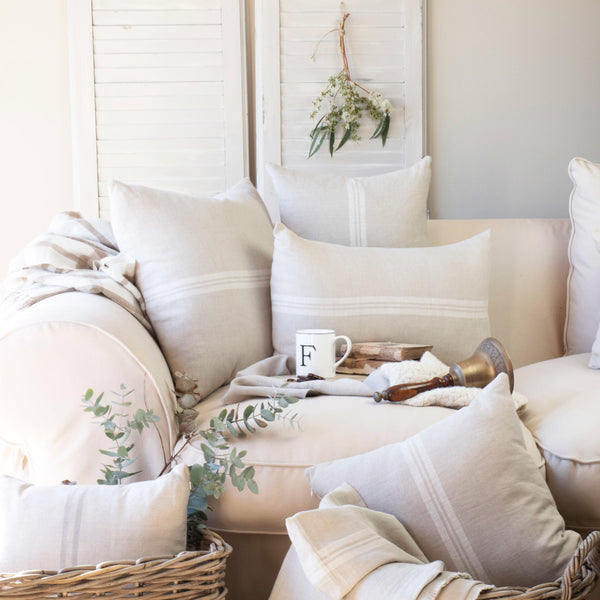 Bien Cushion Cover - White - French Consul