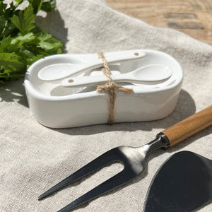 Twin Bowl with Spoon - Small