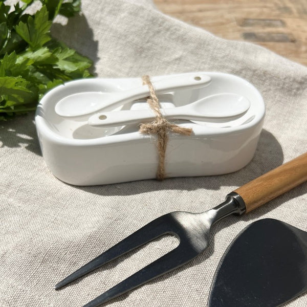 Twin Bowl with Spoon - Small