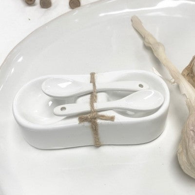 Twin Bowl with Spoon - Small