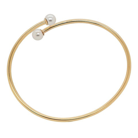Pearl Flex Cuff Bangle - J & Co