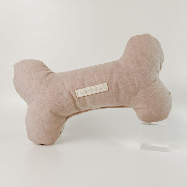 Bone Squeaker Dog Toy - Mr Monty & Me - The Label