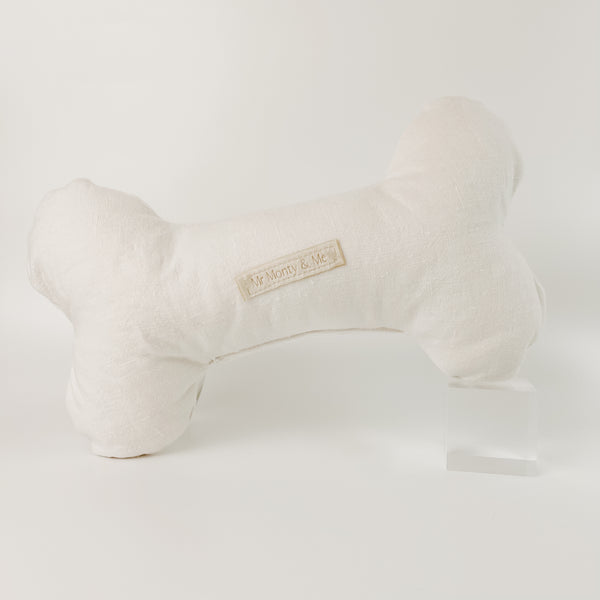 Bone Squeaker Dog Toy - Mr Monty & Me - The Label