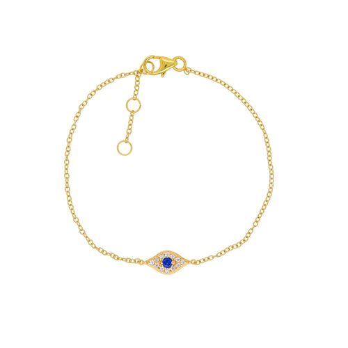 Sparkly Evil Eye Bracelet - J & Co