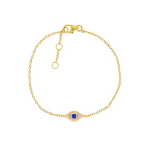 Sparkly Evil Eye Bracelet - J & Co