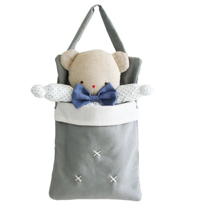 Baby Doll Carry Bag - Grey Linen - Alimrose