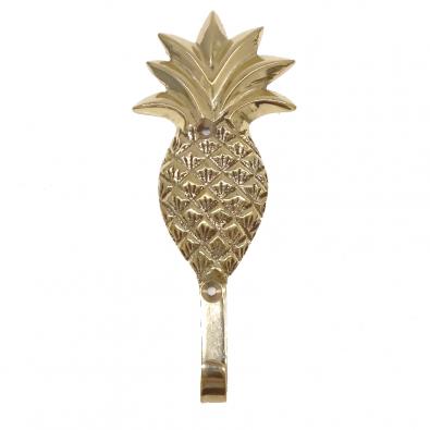 Wall Hook Pineapple - Brass