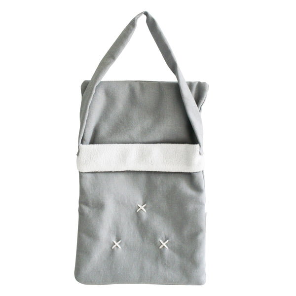 Baby Doll Carry Bag - Grey Linen - Alimrose