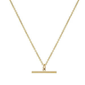 T Bar Drop Necklace - J & Co