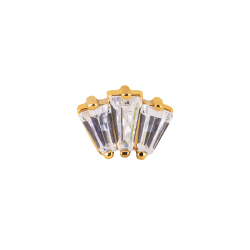 Petite Crown Jewel Internal Threaded Micro Labret - J & Co
